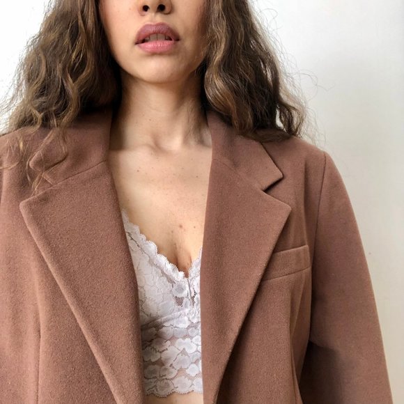 Vintage Wool & Cashmere Blend Blazer - Picture 2 of 4